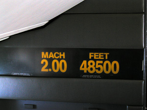 Concorde Mach Indicator